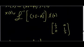 LA - 30 - Free Response of systems of first order differential equations - using laplace