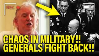 TOTAL Chaos ERUPTS as GENERALS CLASH with Trump!!