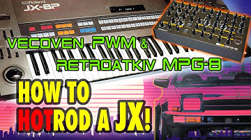 Roland JX-8P: Vecoven PWM & Retroaktiv MPG-8 UPGRADE