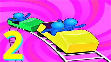 🎢 Moon Park 3D - Idle Tycoon 🎡 GAMEPLAY Part 2 MASSIVE Upgrades (Android, iOS)