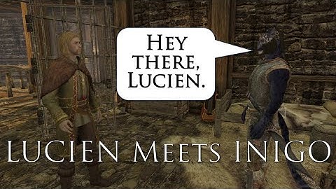 Lucien Flavius Meets Inigo - First Conversation - Fully Voiced by Smartbluecat - Skyrim Mods