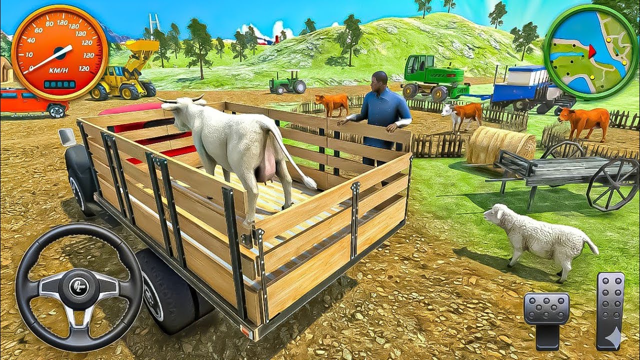 Animal Transport Cargo Truck 2026 - Indian Truck Driving 3D Android Gameplay