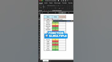 Simplifie tes conditions avec la fonction SI.MULTIPLE sur EXCEL