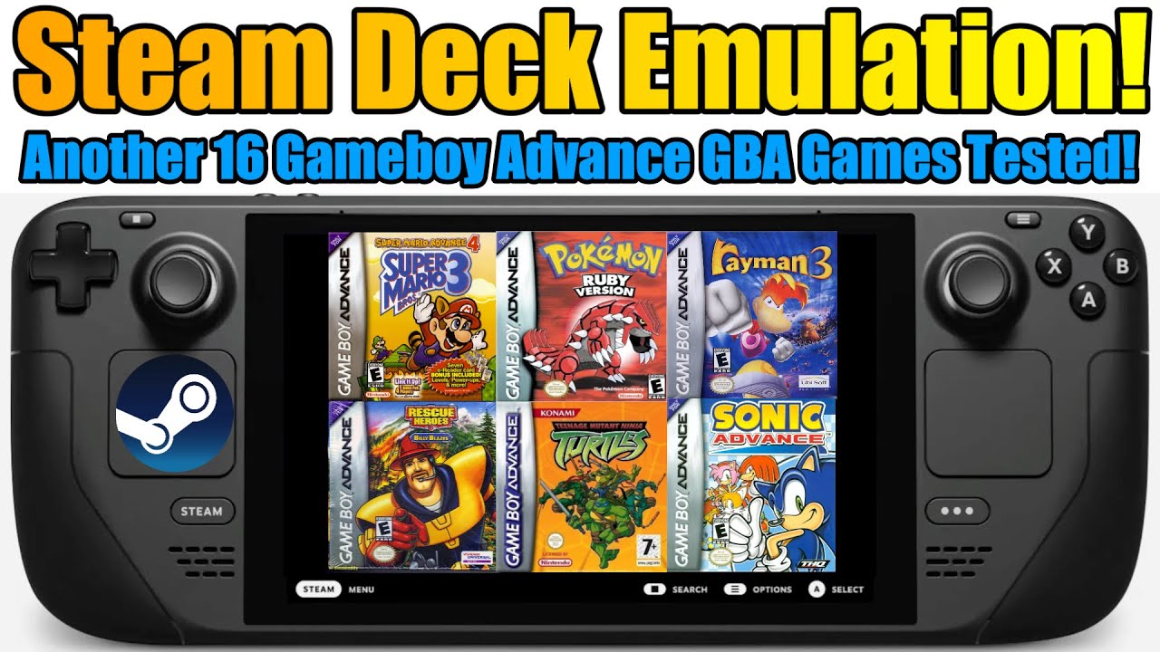 How to Play GameBoy and GameBoy Advance Games On Steam Deck 