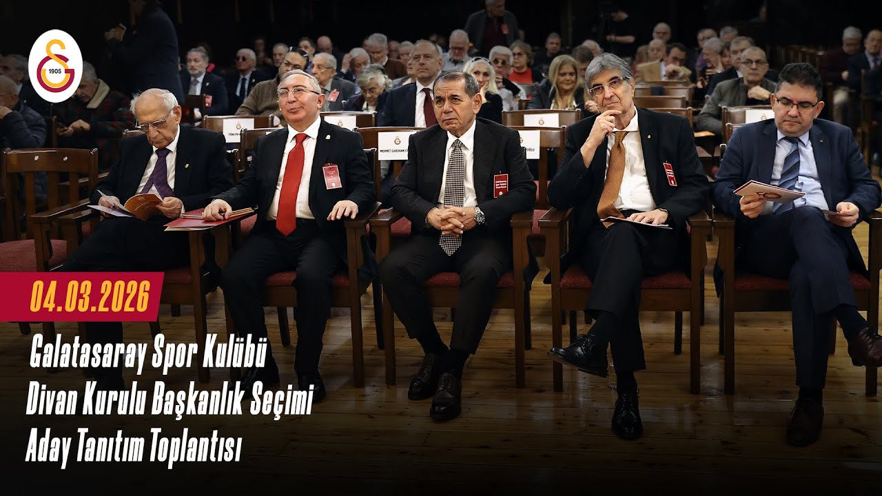 🔴 Galatasaray Spor Kulübü Divan Kurulu Başkanlık Seçimi Aday Tanıtım Toplantısı