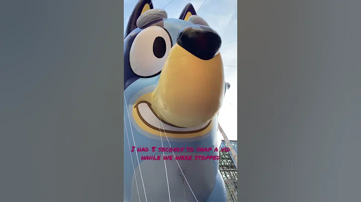 Getting a video during the parade