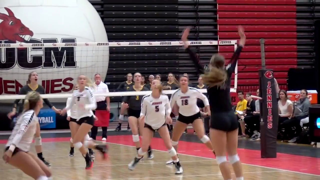 Jennies Volleyball: #15 UCM downs Missouri Western in Four - YouTube