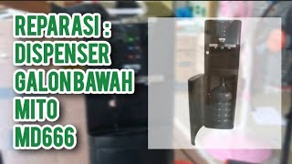 Reparasi service Dispenser Galon Bawah MITO MD666 Air galon tidak bisa naik ke tangki #shortvideo