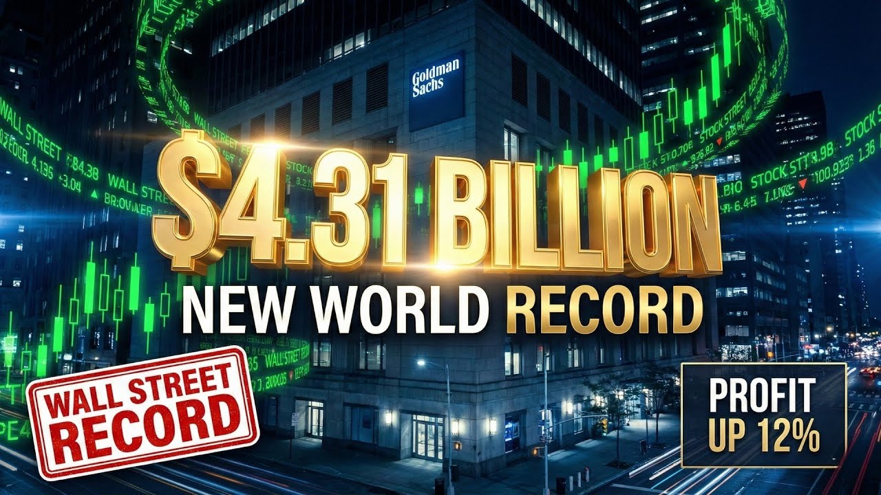$4.31 BILLION: How Goldman Sachs Just Shattered a Wall Street Record! 💰🏦