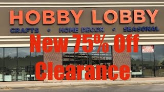 🚨 NEW Hobby Lobby 75% off Clearance 🚨 Shop With Me
