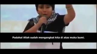 Tahan Air Mata Anda   Pidato Terharu Anak Kecil Suriah