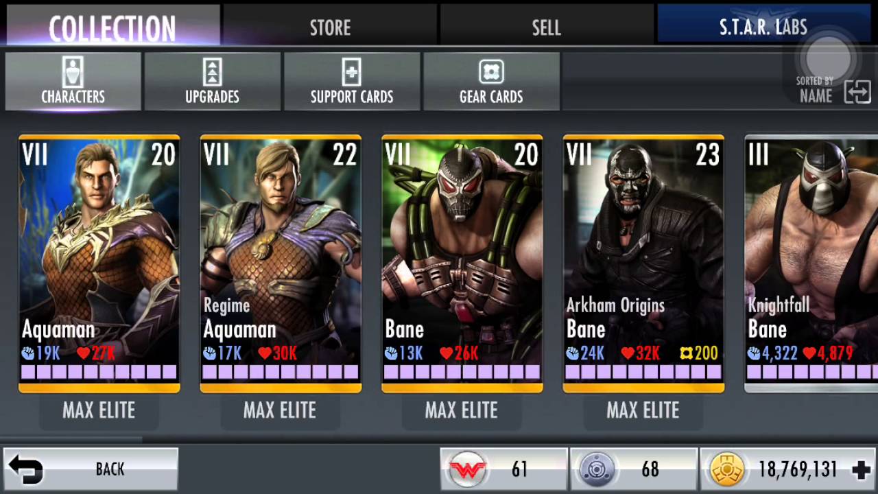 Injustice iOS LexCorp Gear Set Review YouTube