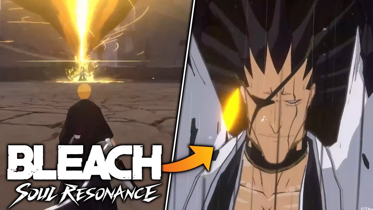 NEW KENPACHI & BYAKUYA BOSS FIGHT GAMEPLAY! Bleach Soul Resonance