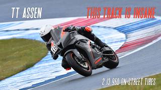 TT Assen First Ever Track Session | 2:13.960 Lap Time | 2007 Honda CBR600RR on Street Tires