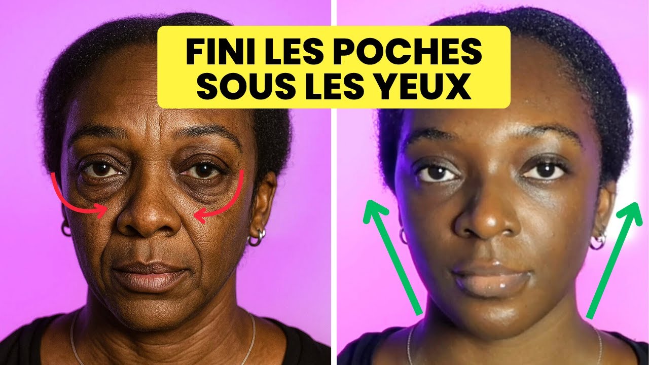 Comment DIMINUER SANS CHIRURGIE les poches et les cernes sous les yeux - Face Fitness Exercices