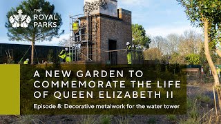 A new garden in The Regent's Park, London | Metalwork for the water tower | The Royal Parks