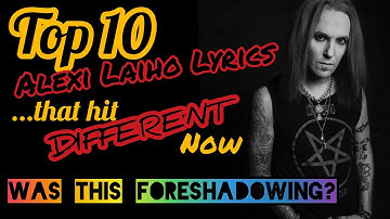 Top 10 Alexi Laiho Lyrics that hit different now