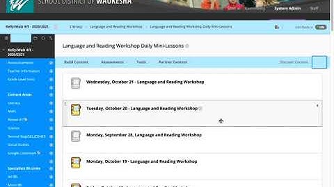Easily Re-order Content in Blackboard