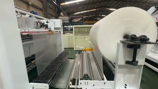 Ztech Machine Test Video -1395 Customer Bubble Film Coreless Winder