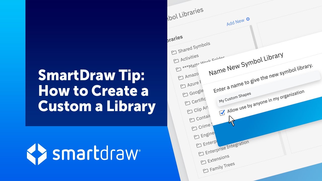 SmartDraw Tip: Creating a Custom Library