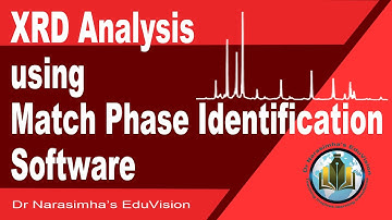 XRD Analysis using Match Phase Identification Software #lattice parameters #zno structure