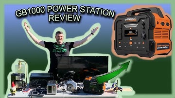 Generac GB1000 Portable Power Station Generator REVIEW | Unboxing and 15 Tests! I test Everything!