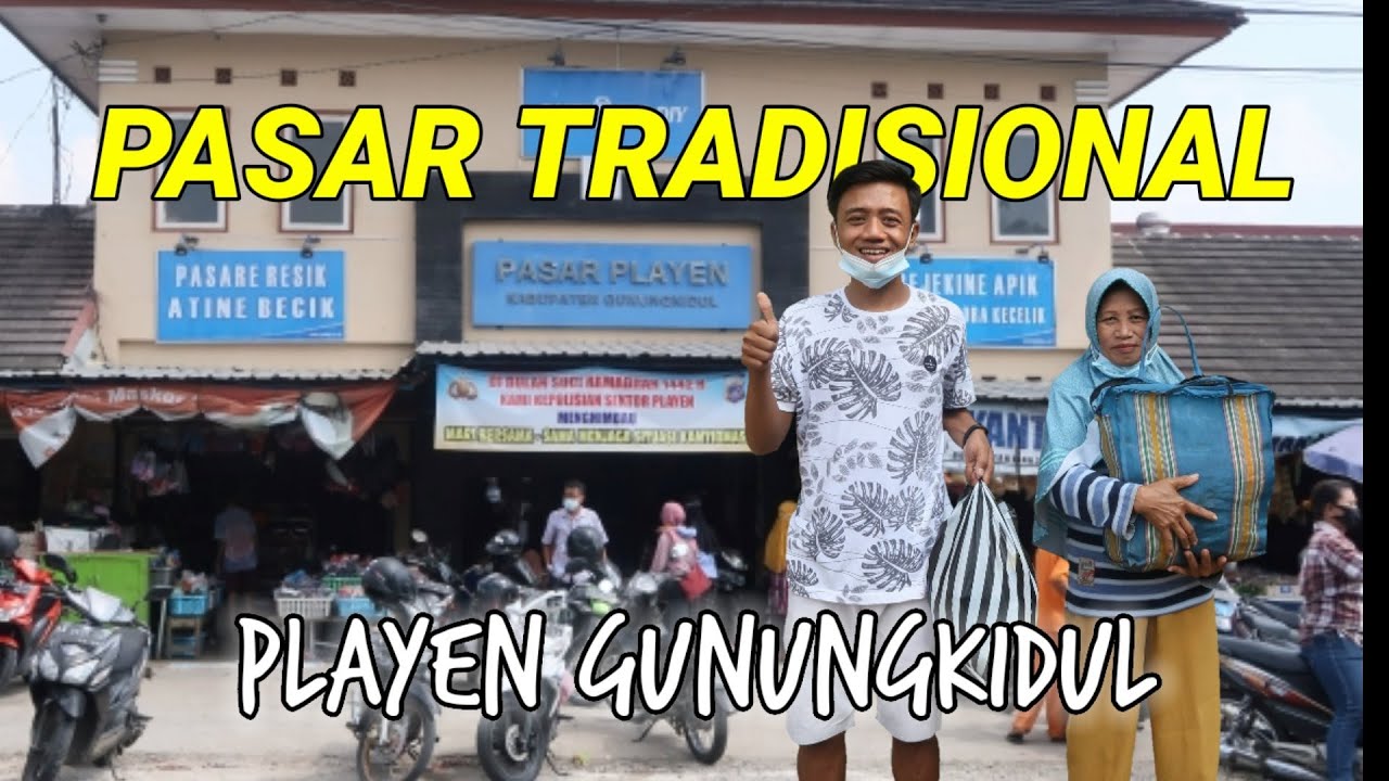 BELANJA BERSAMA SIMBOK - DI PASAR TRADISIONAL - PLAYEN GUNUNGKIDUL