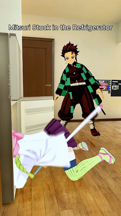 Mitsuri & Tanjiro caught in 4k 🍑👀😂  #anime #comedy #demonslayer #tanjiro #iguro #mitsuri