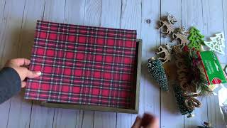 DIY Holiday Decor | Frames | Dollar Tree | Michaels | Target | Hobby Lobby