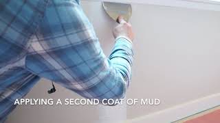 Tape and Mud a Drywall Crack