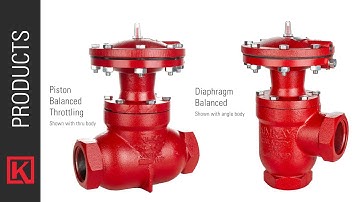 How a Pneumatic Liquid Dump Valve Works [Diaphragm Balanced & Piston Balanced Throttling]