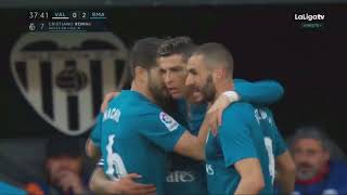 Valencia vs Real Madrid 1-4 All Goals and Extended Highlights La Liga 27-01-2018