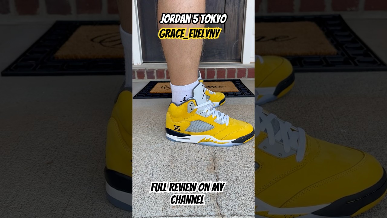 Jordan 5 Tokyo via grace_evelyny.  Full review on my channel 