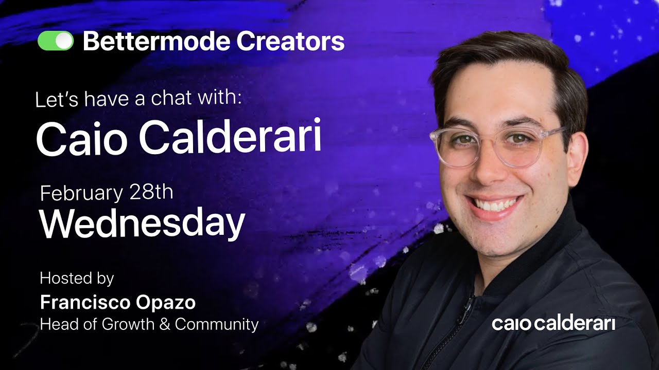 No Code & Bettermode with Caio Calderari - Bettermode Creators