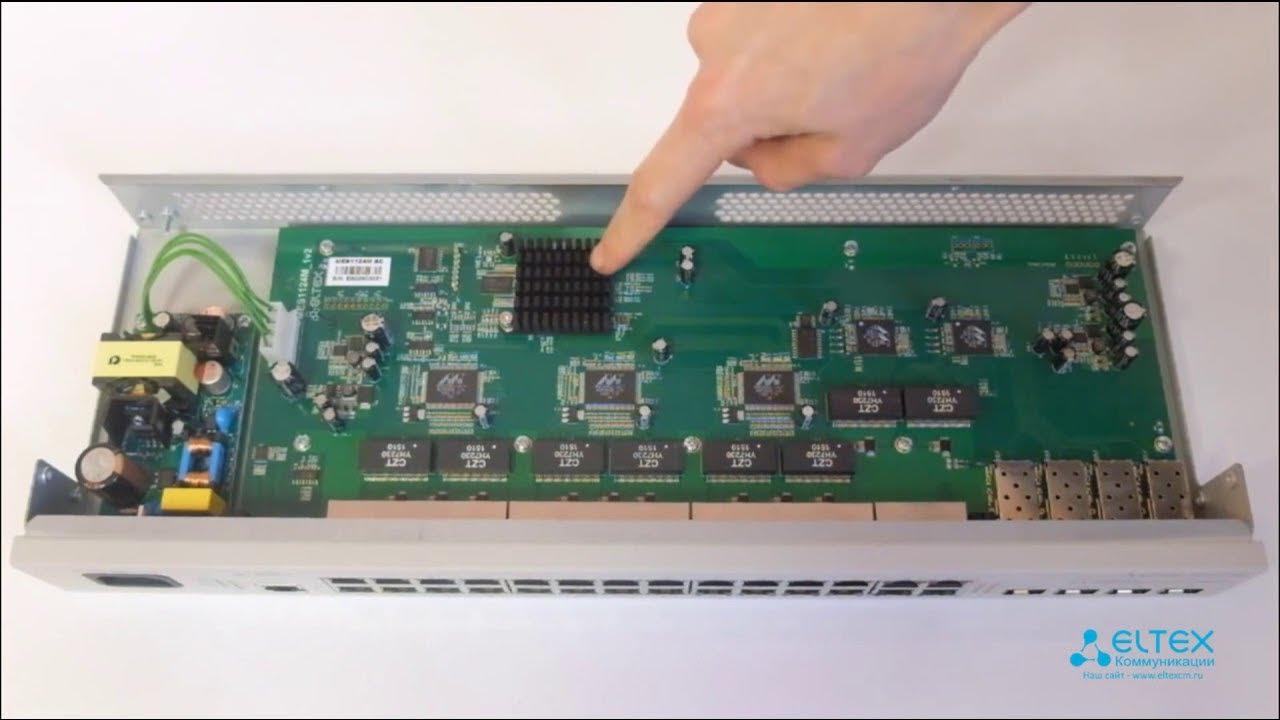 Коммутатор доступа - MES1124M от Eltex. - YouTube