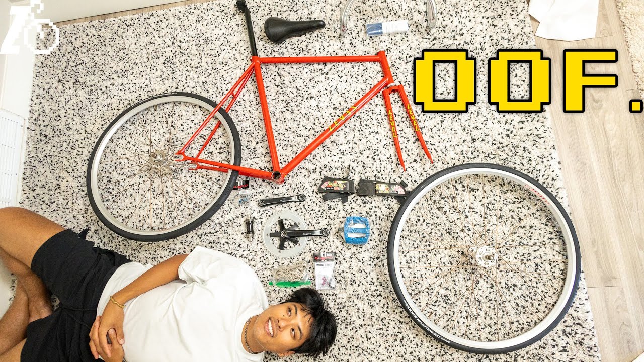 MASH steel lava orange fixed gear build ft. Derek Rebel (ftwcrw