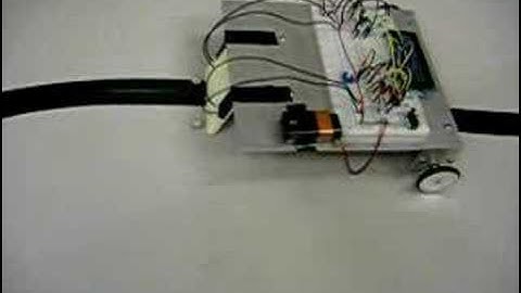 CdS Photocell Line Following Robot