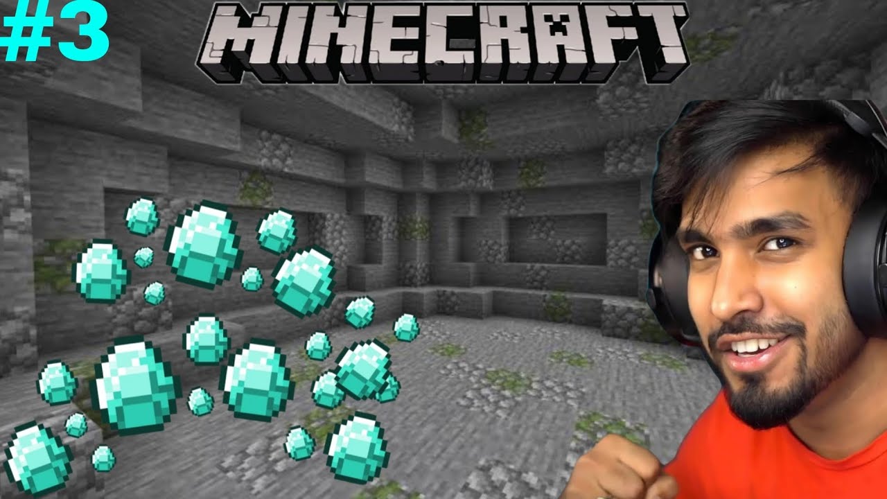 Found diamonds on my way 💎| in minecraft survival #3 - YouTube