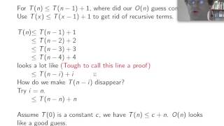 Recursion Tree Substitution (Improved version link in comments)