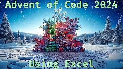 Advent of Code 2024 Day 3: Mull It Over Using Excel