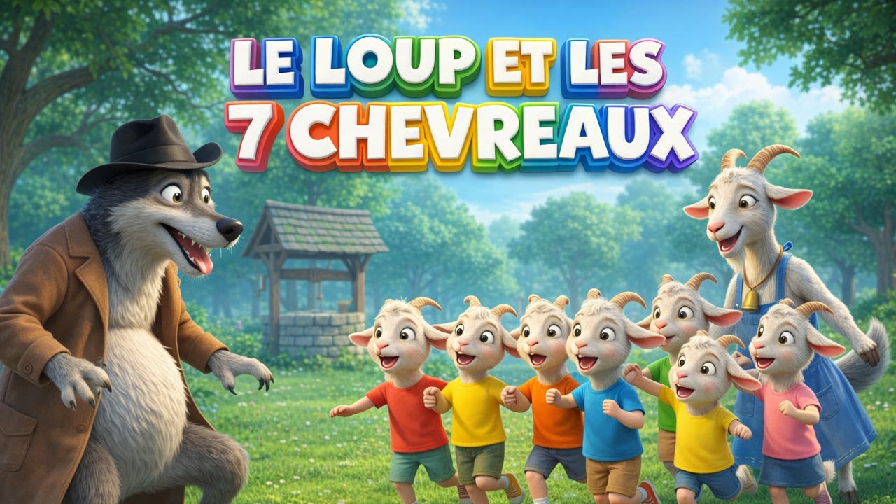 Le Loup et les 7 Chevreaux 🐺🐐 | Conte de Grimm pour Enfants | Animation ...