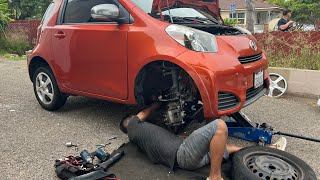 AC compressor on a 2014 Scion IQ #mobilemechanic #tutorial #mechanics #accompressor #scioniq #toyota
