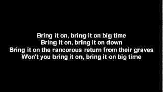 Lordi - Bring It On (The Raging Hounds Return) | Lyrics on screen | HD