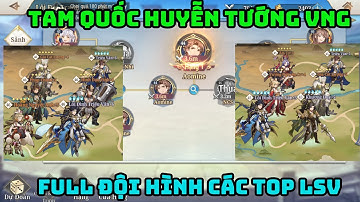 Tam Quốc Huyễn Tướng VNG Tổng Hợp Các Top Liên Sever Giai Đoạn Đầu Game Cho Ae Học Hỏi