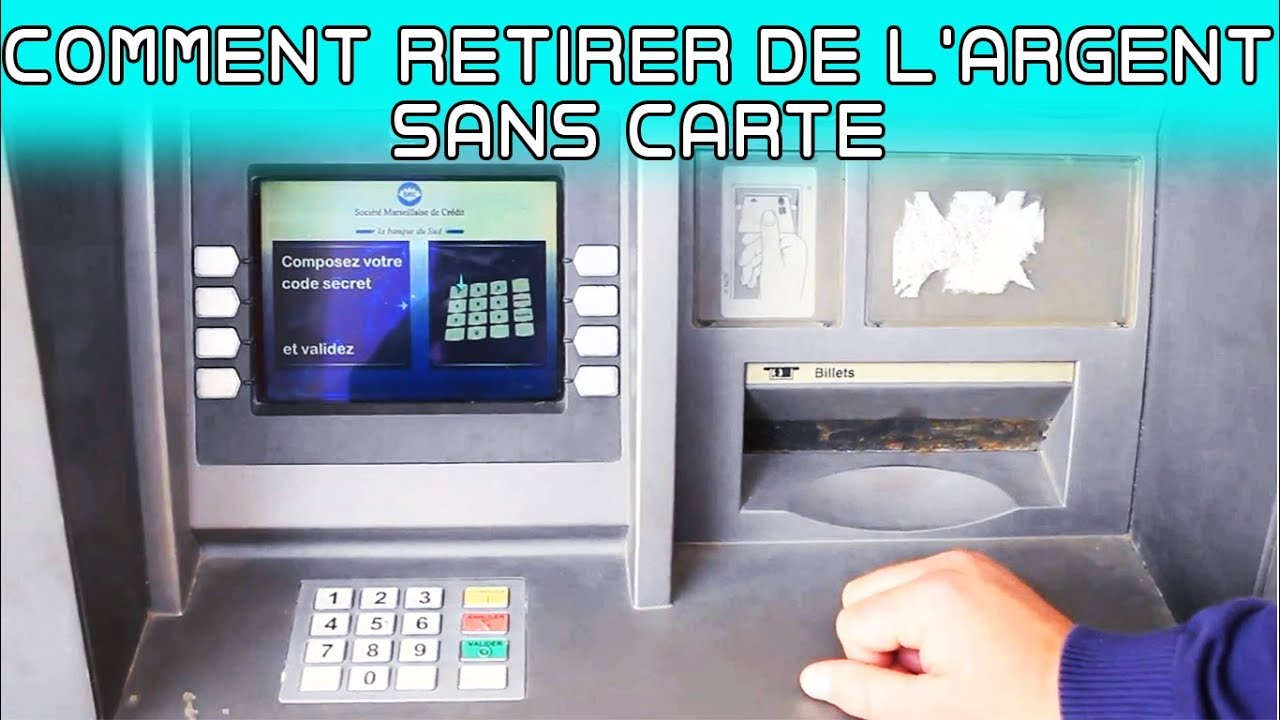 Peut-on retirer de l'argent au distributeur sans carte bleue ?