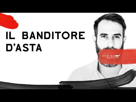 IL BANDITORE D&rsquo;ASTA | Andrea CONCAS | ArteCONCAS