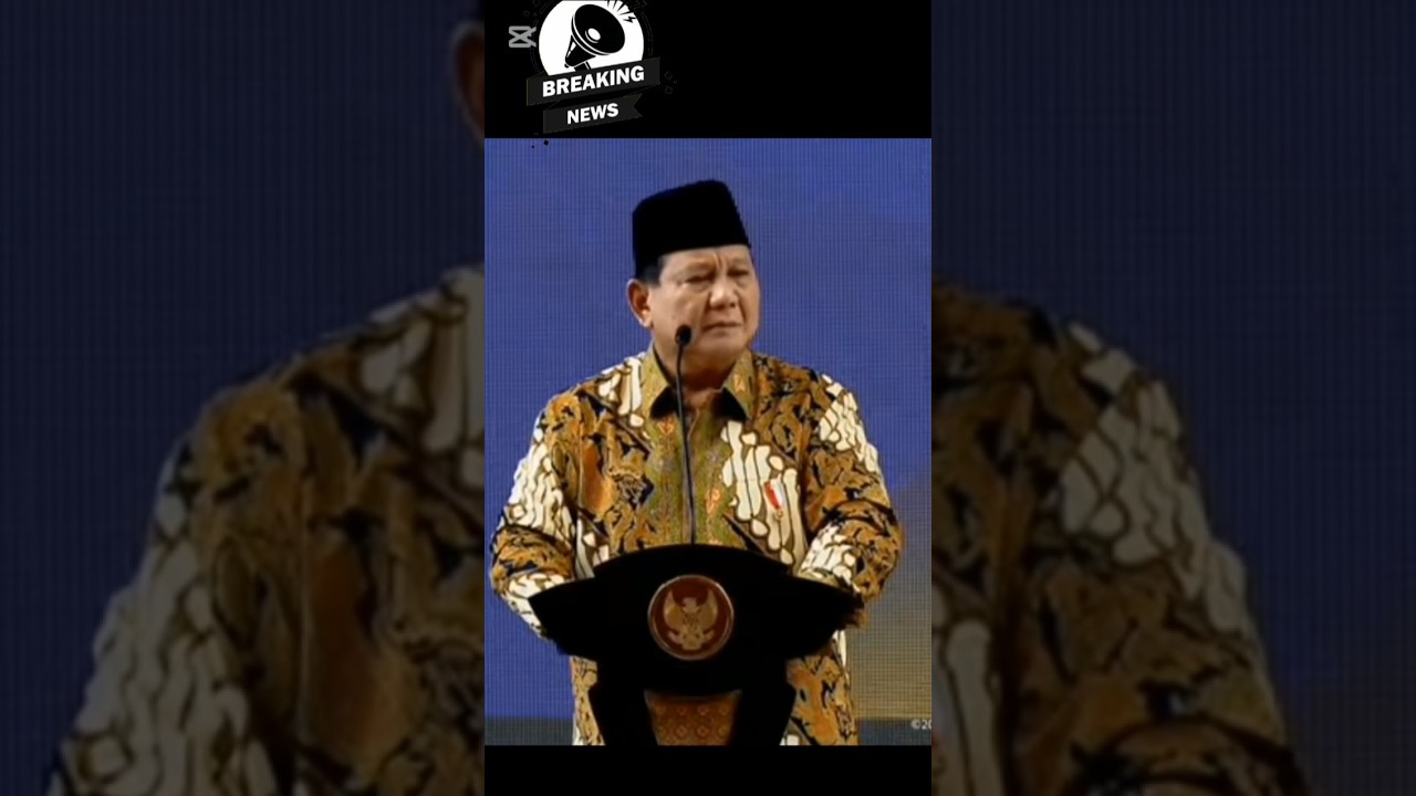 Presiden prabowo: kita Negara kaya, harus bisa mensejahterakan rakyat kita