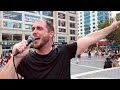 Much violence anger and death threats while preaching in new york citys union square