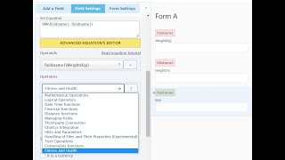 Using the CFF - Fitness and Health operations module.