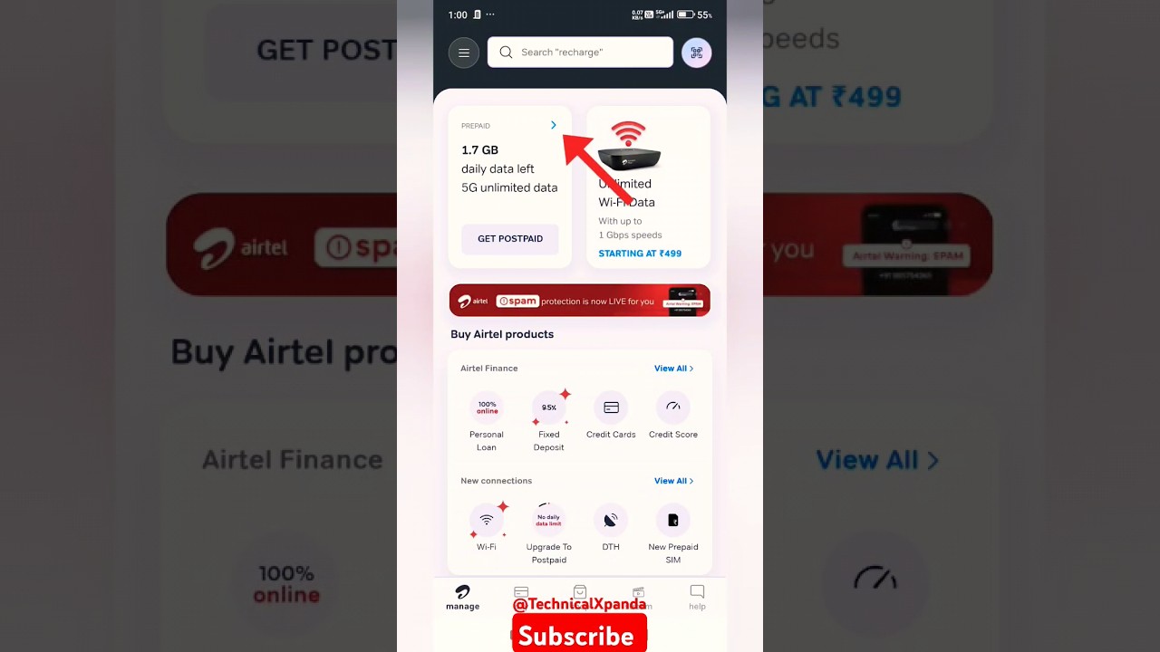 How to See Recharge History in Airtel thanks app ||Recharge History in Airtel app